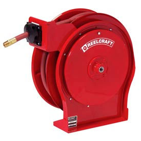 Reelcraft Industries Inc A5850 OLP Reelcraft A5850 OLP 1/2"x50 300 PSI Premium Duty All Steel Spring Retractable Compact Hose Reel image.