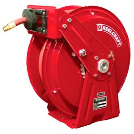 Reelcraft Industries Inc DP7850 OLP Dual Pedestal, 1/2 x 50ft, 300 psi, Air/Water with Hose image.
