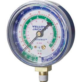 Yellow Jacket® 2-1/2"" Blue Low Side Gauge 49052