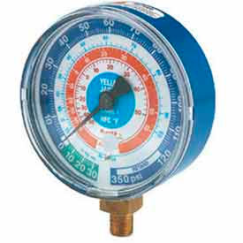 Blue Compound Gauge R-134A R-404A R-407C 3-1/8""