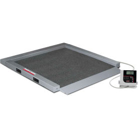 Rice Lake Weighing Systems Inc 150703 Rice Lake RL-350-5 Portable Bariatric Wheelchair Scale with Ramp, 1000 lb x 0.2 lb image.
