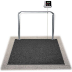 Rice Lake Weighing Systems Inc 150707 Rice Lake SD-11550-WP Summit™ Dialysis Wheelchair Scale, 1000 lb x 0.2 lb image.