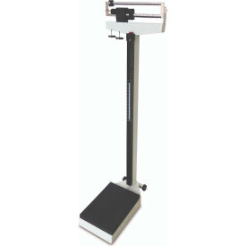 Rice Lake Weighing Systems Inc 185289 Rice Lake RL-MPS-40 Mechanical Physician Scale with Height Rod, 490 lb x 4 oz image.