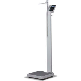 Rice Lake Weighing Systems Inc 194726 Rice Lake 150-10-5BLE Digital Eye-Level Physician Scale w/ Bluetooth BLE 4.0, 550 lb x 0.2 lb image.