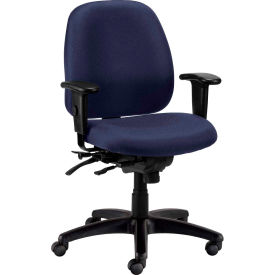 Eurotech Task Chair with Seat Slider - Fabric - Navy - 4x4SL Series Eurotech Task Chair with Seat Slider - Fabric - Navy - 4x4SL Series