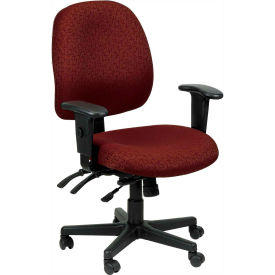 Eurotech 4X4 Task Chair - Burgundy Fabric