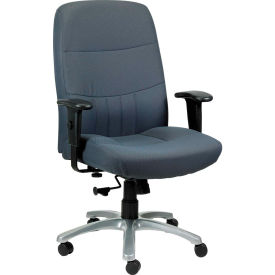 Raynor Marketing BM9000-BLK Eurotech Excelsior Executive High Back Chair - Black Fabric image.
