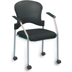 Raynor Marketing FS8270 Eurotech Breeze Side Chair - Black Fabric - Non-Adjustable Arms image.