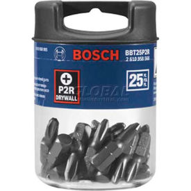 Robert Bosch Tool - Measuring Tools Div. BBT25R2 BOSCH® 2" Big Tac 25-Pack Bit Set, BBT25R2, R2-Point, 1/4" Shank image.