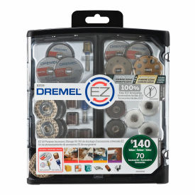 Robert Bosch Tool - Measuring Tools Div. EZ725 Dremel® EZ All-Purpose Accessory Storage Kit, 70 Pieces image.