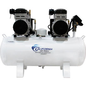 California Air Tools 20040DSMADC SMART Ultra Quiet & Oil-Free 4 HP 20 Gal Tank Air Compressor 