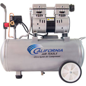 California Air Tools, Inc. CAT-8010 California Air Tools CAT-8010, Portable Electric Air Compressor, 1 HP, 8 Gal, Horizontal, 2.2 CFM image.