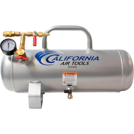 California Air Tools Portable Auxiliary Air Tank Horizontal 2 Gallon Capacity 125 PSI