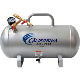 California Air Tools Portable Auxiliary Air Tank Horizontal 5 Gallon Capacity 125 PSI