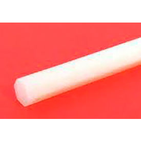 PROFESSIONAL PLASTICS RNYLHX.250X96.000NA Professional Plastics Natural Nylon 6/6 Hex X Rod 0.250" Thick, 96"L image.