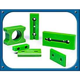Professional Plastics Green Oil-Filled Cast Nylon Rod, 3