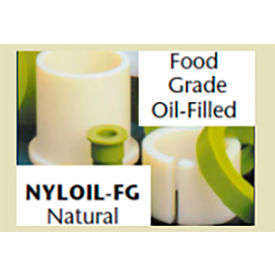 Professional Plastics Natural Nyloil FG Food Grade Rod 2.25