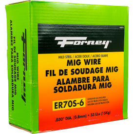 Forney ER70S-6 Mild Steel Solid MIG Welding Wire - .030