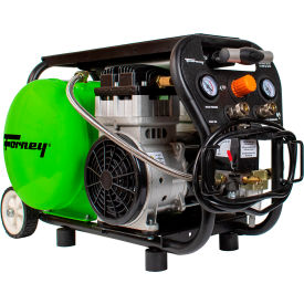 Forney® Fornair® Portable Oil Free Air Compressor Horizontal 4 Gal. Cap. 2 HP 120 PSI