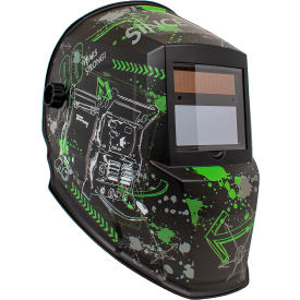 Forney® 90th Anniversary Graphic ADF Welding Helmet 9-13 Variable Shade Control Black