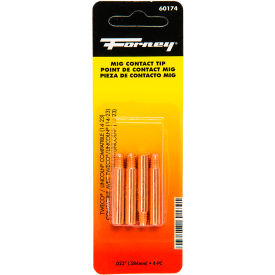 Forney® 14 Series Tweco® Style MIG Contact Tip Size 0.023"" Pack of 4