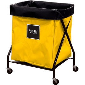 8 Bu Yellow Vinyl X-Frame Cart view 2