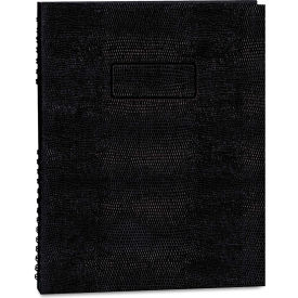 Rediform Office Products A10200EBLK Blueline® Exec Wirebound Notebook A10200EBLK, 8-1/2" x 11", Black Cover, 100 Sheets/Pad image.