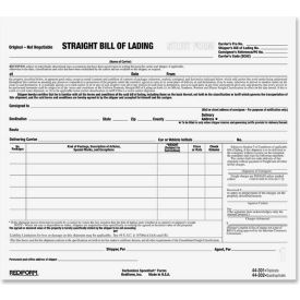 Rediform Bill of Lading Snap-A-Way, 3-Part, Carbonless, 8-1/2