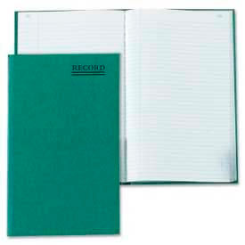 Rediform Office Products 56521 Rediform® Record Book, Record Ruled, 6-1/4" x 9-5/8", Emerald Cover, 200 Pages/Pad image.