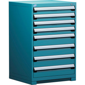 Rousseau Metal Heavy Duty Modular Drawer Cabinet 8 Drawer Counter High 30