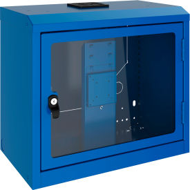 Rousseau Metal Inc. R5MCA-2451-055 Rousseau R5MCA-2451 Wall-Mounted Cabinet with Polycarbonate Door, Avalanche Blue image.