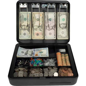 Royal Sovereign Deluxe Cash Box RSCB-300, 13-Compartment, Tray, 11-13/16 Royal Sovereign Deluxe Cash Box RSCB-300, 13-Compartment, Tray, 11-13/16