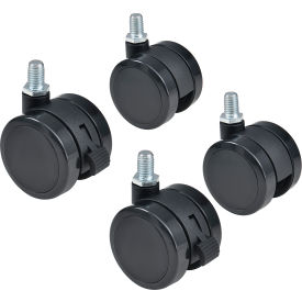 Global Industrial RP2002 Replacement Pop-In Mobile Board Casters for Global Industrial™ Mobile Boards, 4/Set image.