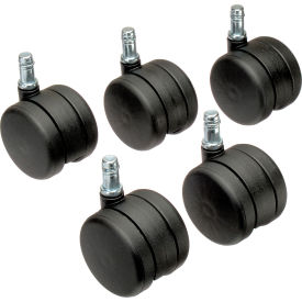 Global Industrial RP2025 Interion® 60mm Casters, 5 Per Set image.