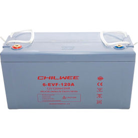 Global Industrial RP6451C Replacement Battery, AGM 12V 120Ah, for Cat® C26R 26" Auto Ride-On Floor Scrubber 641811 image.