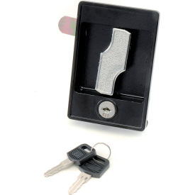 Global Industrial RP9008 Global Industrial™ Replacement Handle & Lock Set With Keys For 237635GY, 237635BK & 237635TN image.