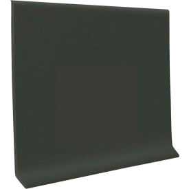 Roppe Corporation 25C72P193 Thermoplastic Rubber Wall Base 2.5" x 48" Black Brown image.