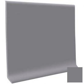 Roppe Corporation 40C73P148 Cove Base 700 Series TPR 4"X1/8"X48" - Steel Gray image.
