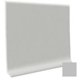 Roppe Corporation 40C73P195 Cove Base 700 Series TPR 4"X1/8"X48" - Light Gray image.