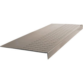 Roppe Corporation 48983P178 Rubber Raised Circular Stair Tread Square Nose 12.06" x 48" Pewter image.