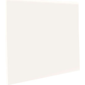 Roppe Corporation C25N84P170 Vinyl No Toe Wall Base Coil 2.5" x .125" x 120 White image.