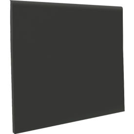 Roppe Corporation C40N82P193 Vinyl No Toe Wall Base Coil 4" x .125" x 120 Black Brown image.