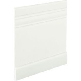 Roppe Corporation PC40104P170 Pinnacle Plus 10 Series Rubber Wall Base 1-coil 4" x .125" x 60 White image.