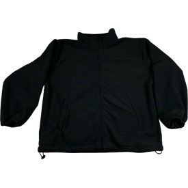 Petra Roc Fleece Work Jacket W/2 Zipped Slash Pockets, Elastic Cuffs, Black, Size 3XL Petra Roc Fleece Work Jacket W/2 Zipped Slash Pockets, Elastic Cuffs, Black, Size 3XL