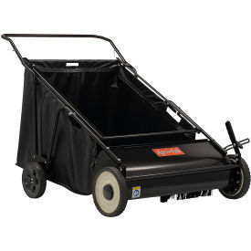 AGRI-FAB INC 45-0570 Agri-Fab® 30" Push Lawn Sweeper, 47-58/100"L x 36-73/100"W x 38-23/100"H, Black image.