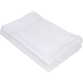 R & R TEXTILE MILLS INC 51620 R&R Value Hand Towel - 27" x 16" - White - 12 Pack image.