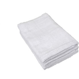 R & R TEXTILE MILLS INC 62000 R&R Value Bath Towel - 20" x 40" - White - 12 Pack image.