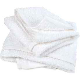 R & R TEXTILE MILLS INC 99802 Pro-Clean Basics Sanitized Anti-Bacterial Terry Cloth Rags, White, 10 lbs. - 99802 image.