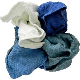 R & R TEXTILE MILLS INC 99830 Pro-Clean Basics Sanitized Anti-Bacterial Woven Wiping Cloth Rags, Assorted Colors, 1 lb. - 99830 image.