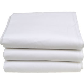 R & R TEXTILE MILLS INC X32011 R&R Textile - Hotel Basics Full Size Bed Sheets, 115" x 81", White - 12 Pack image.